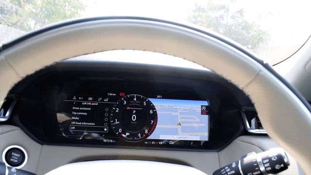 RANGE ROVER VELAR INSTRUMENT CLUSTER AND AUTO PARKING IN DETAILED