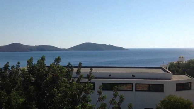 вид из окна бунгало (Крит, Элунда) смотреть онлайн