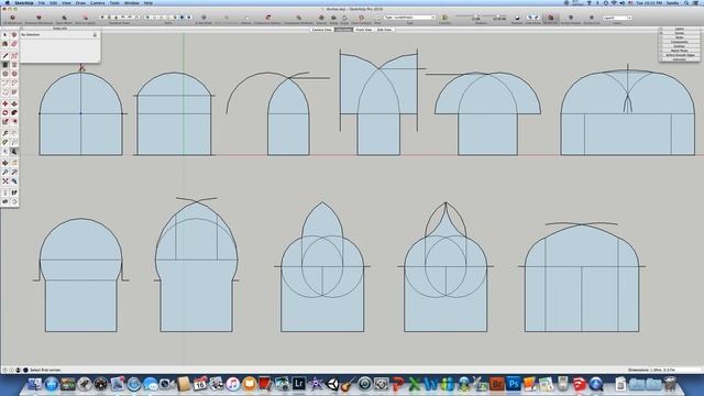 017 SketchUp.us Arches basic construction смотреть онлайн