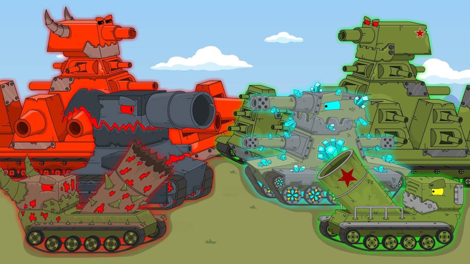 Все серии КВ-44 + Железные монстры -Мультики про танки смотреть онлайн