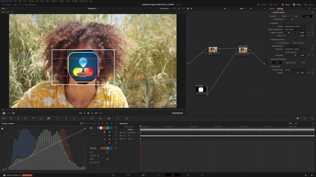 Tattoo your face in Davinci Resolve 18! (surface tracker effect) смотреть онлайн