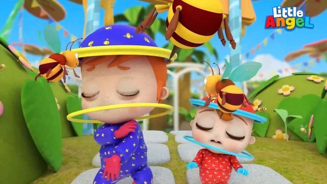 Играем на Музыкальных Инструментах 🥁🎶 | Детские Мультики | Little Angel Русский