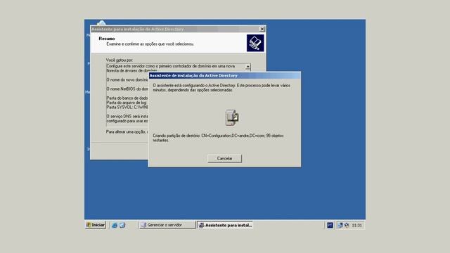 instalando o Active Directory no Windows Server 2003.avi смотреть онлайн