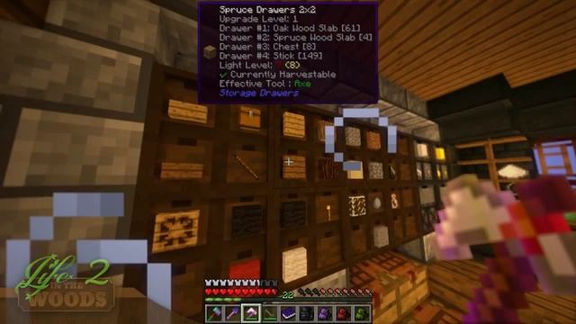 Minecraft "Life In The Woods 2" - 1.7.10 - EP 12 - "New Storage Room & OP Crafting Table!" смотреть онлайн