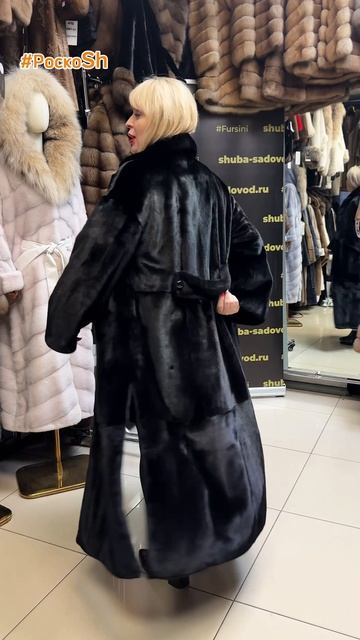 Шубы норковые блэкглама Фурсини смотреть онлайн