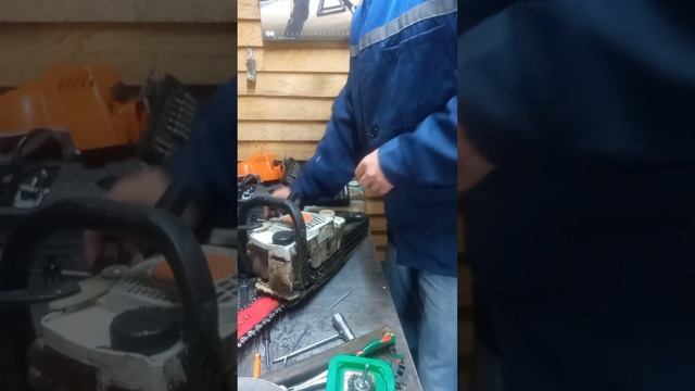 штиль МС 180 глохнет при нажатии на газ. смотреть онлайн