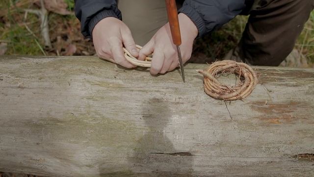 6 Days Solo Bushcraft - Part 1 / Fire in the Canvas Lavvu Tent, Wild Camping Adventure, Root cordag смотреть онлайн