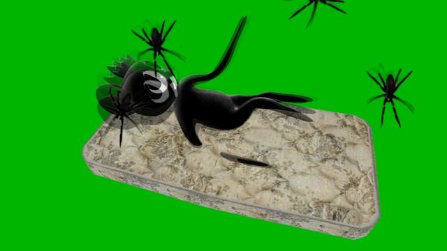 Cartoon Mouse spider...? Green screen [ trevor henderson ] смотреть онлайн