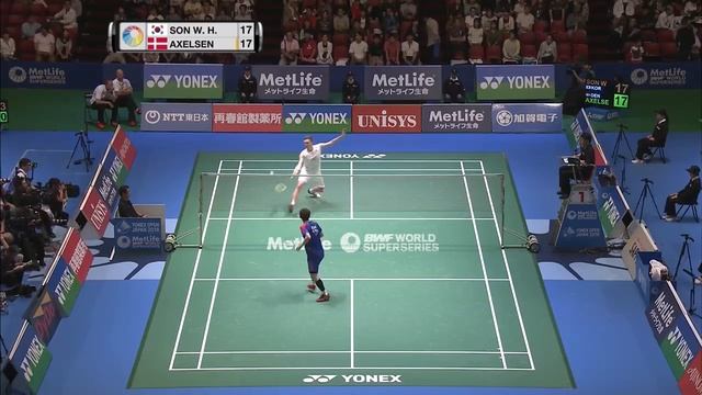 Yonex Japan Open 2016 | Badminton QF M4-MS | Son Wan Ho vs Viktor Axelsen смотреть онлайн