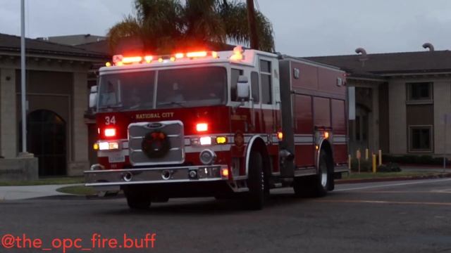 National City Engine 34 and Amr Medic 417 responding смотреть онлайн