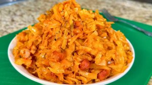 Вкусная Тушеная капуста на сковороде. Рецепты из капусты на ужин. Тушеная капуста Быстро и Просто.