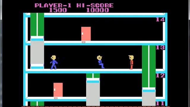 Elevator Action - Sega Game 1000 - emulador Regen 0.95 - probado Windows 7 x64 смотреть онлайн