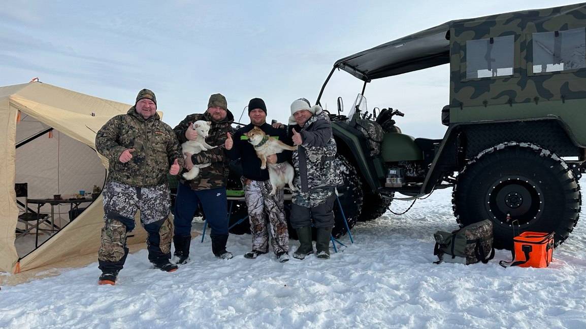 Зимний выезд на Рыбалку🎣/ Отмечаем 100 000 подписчиков 🎁 смотреть онлайн