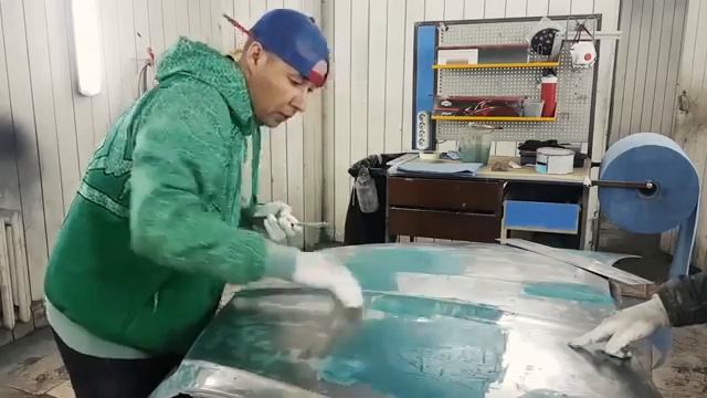 Курсы маляров, занятие по шпаклеванию часть 4 Архивное видео смотреть онлайн