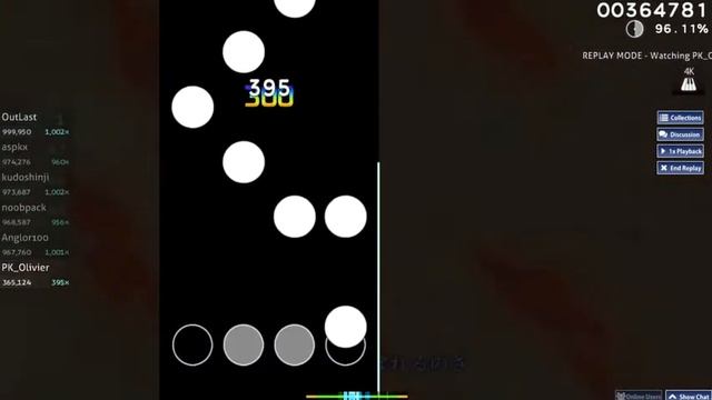 [Osu!mania] KANA-BOON Silhouette 4K // 706,865 - S смотреть онлайн
