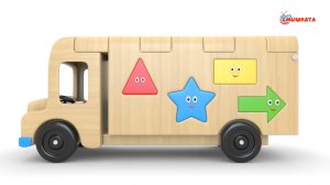 Учим фигуры / формы /цвета - ПАРОВОЗ / ШАРИКИ / ЯЙЦА | Детское развивающее видео, СБОРНИК - 10 мин