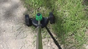 Испытал аккумуляторный триммер-газонокосилку Zitrek Green Cut 20// Собрал первую грядку.