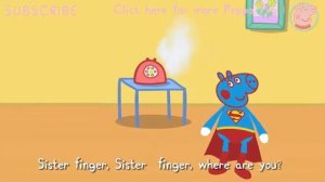 finger family peppa pig семья пальчиков свинка пеппа