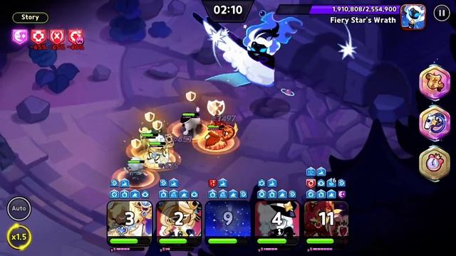 Cookie Run Kingdom: 16-30 Fiery Star’s Wrath Bossfight [3 Stars]