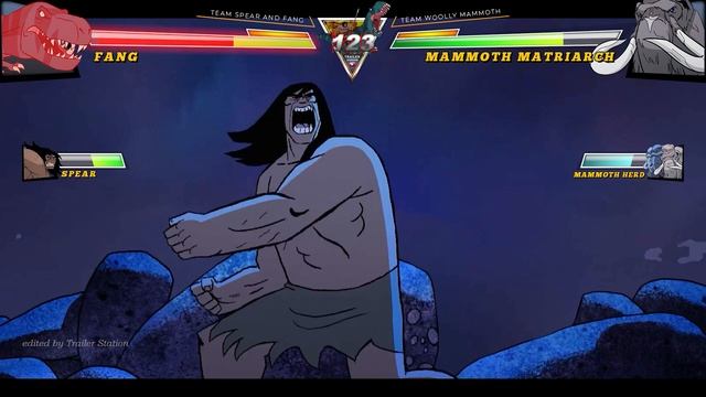 Spear x Fang vs Mammoth Herd & Mega Snake with Healthbars смотреть онлайн