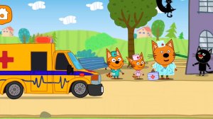 Три кота Доктор. Больница игра мультфильм