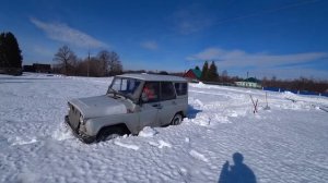 УАЗ застрял