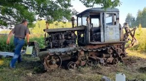 Нашли трактор Т-74 1965 года! Заведется ли?!