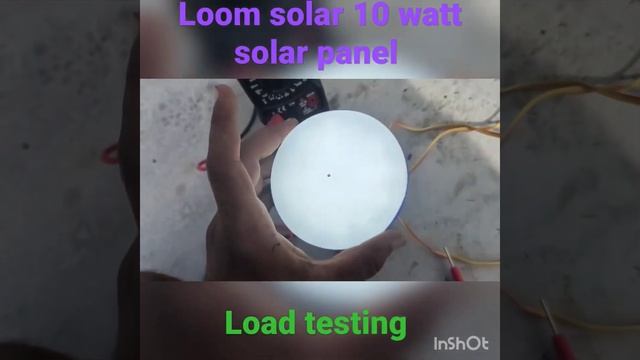 loom solar 10 watt solar panel load testing смотреть онлайн