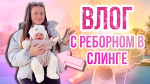 ВЛОГ Прогулка с Мией | Едем на дачу с новым реборном Мией