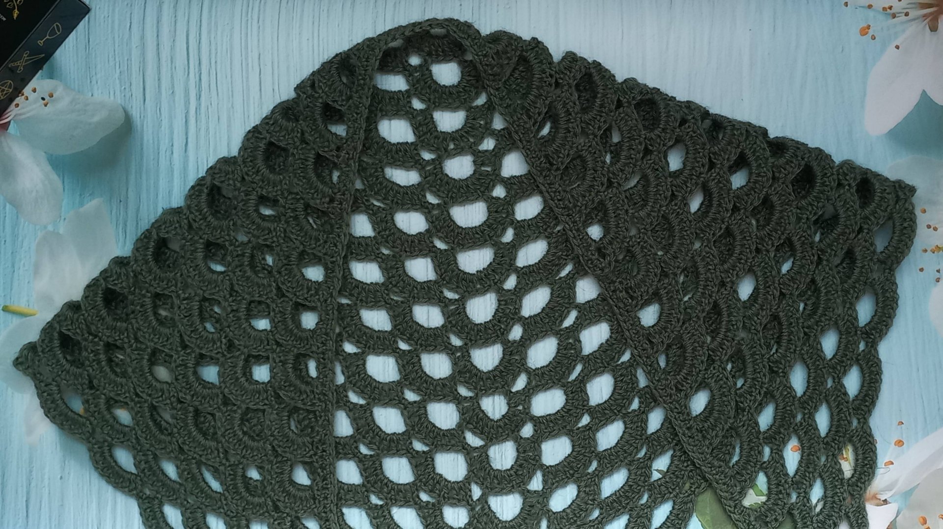 МК Узор для шали крючком