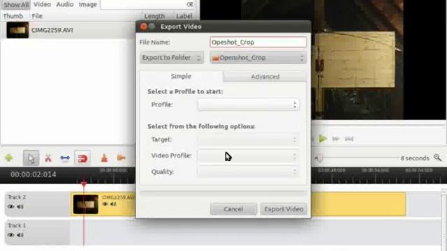 Adjusting Aspect Ratios Via Cropping In Openshot ▪ Free Video Editor Tutorial смотреть онлайн