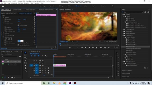 Blur Effect in photo & Video || Adobe Premiere Pro Tutorial || Youtube King Basic Tutorial смотреть онлайн