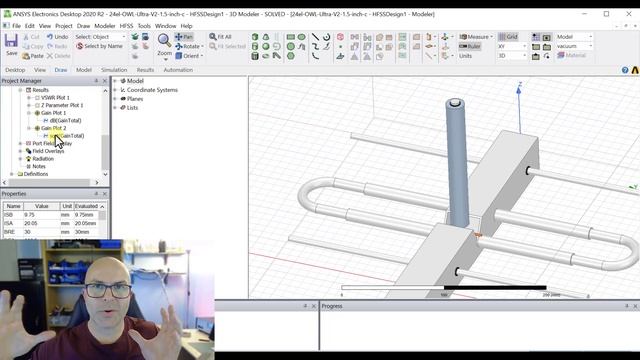 Balun or no Balun? A Yagi demo in Ansys HFSS смотреть онлайн