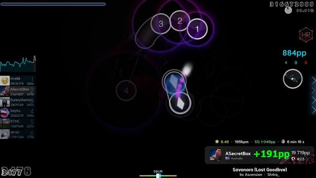 osu! weekly TOP 20 PP PLAYS смотреть онлайн
