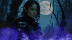 Elfenbogenschützin (Эльфийская лучница)