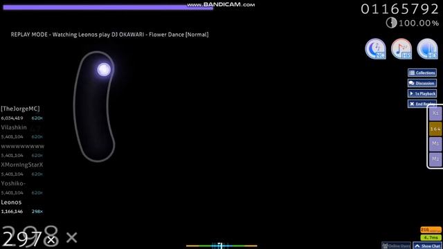 osu! Flower Dance [Normal] HDDTHR (3.31star) 100% 102pp смотреть онлайн
