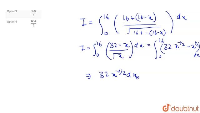 `int_(0)^(16)(16+x)/(sqrt(16-x))dx=` смотреть онлайн