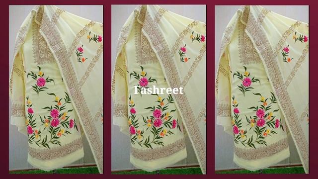 Beautiful Hand Printed Punjabi Suit Design Ideas 2023 | Cotton Hand Printing Suit смотреть онлайн