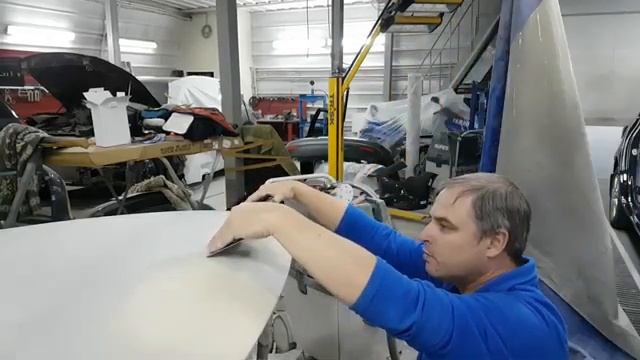 Ремонт и покраска капота. Продолжаем учиться смотреть онлайн