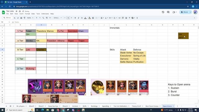 (Hades Guide) Ultimate Open Arena Tier List! - Infinity Kingdom смотреть онлайн