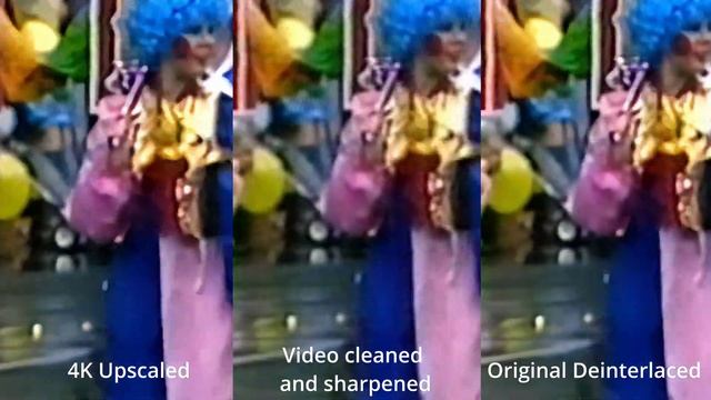 VHS capture and 4K Upscale Test смотреть онлайн