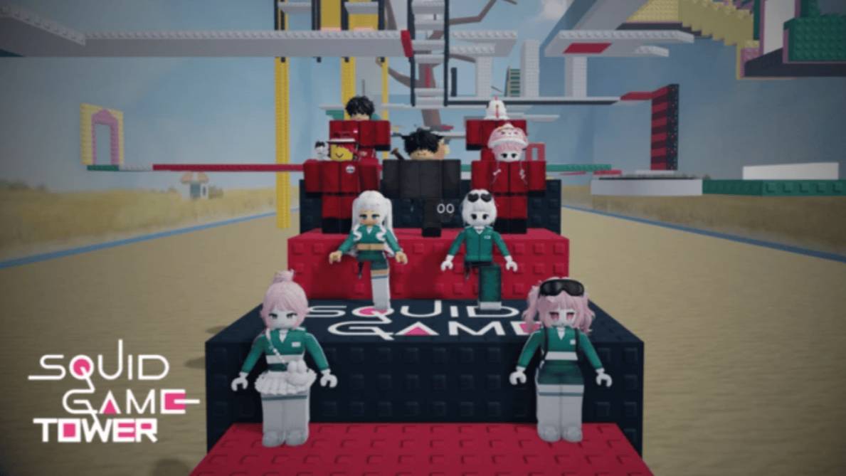 ROBLOX игра в кальмара паркур смотреть онлайн
