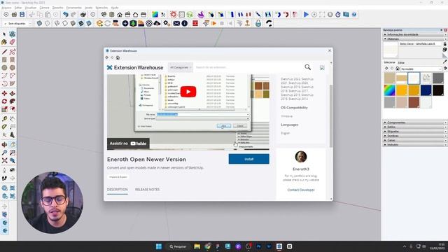 Como abrir arquivo de outra versão no SketchUp? APRENDA AGORA! смотреть онлайн