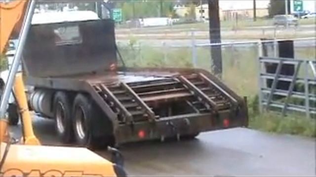 Sold! Kenworth W900 Tandem Axle Flatbed Ramp Truck Day Cab bidadoo.com смотреть онлайн