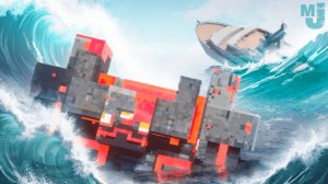 ЦУНАМИ смывает ГОЛЕМА из МАЙНКРАФТ и СИРЕНОГОЛОВОГО в Teardown