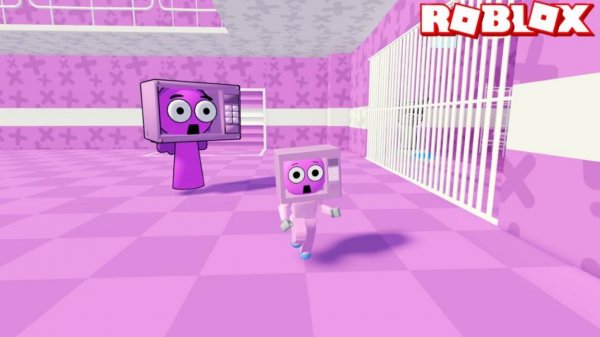 Спрунки Lily Microwave Играет Sprunki Lily Microwave Prison Run Obby в РОБЛОКС | Incredibox Sprunki