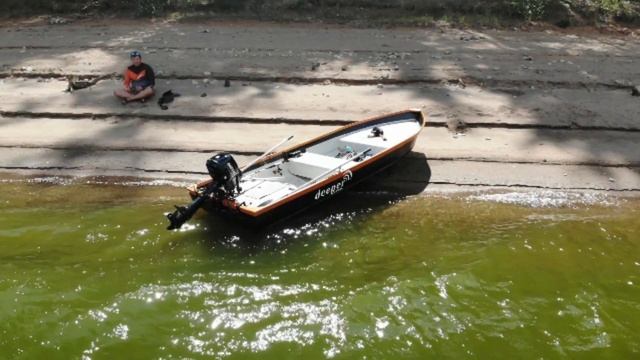 MAVIC AIR + The first boat in the world #Deeper SONAR смотреть онлайн
