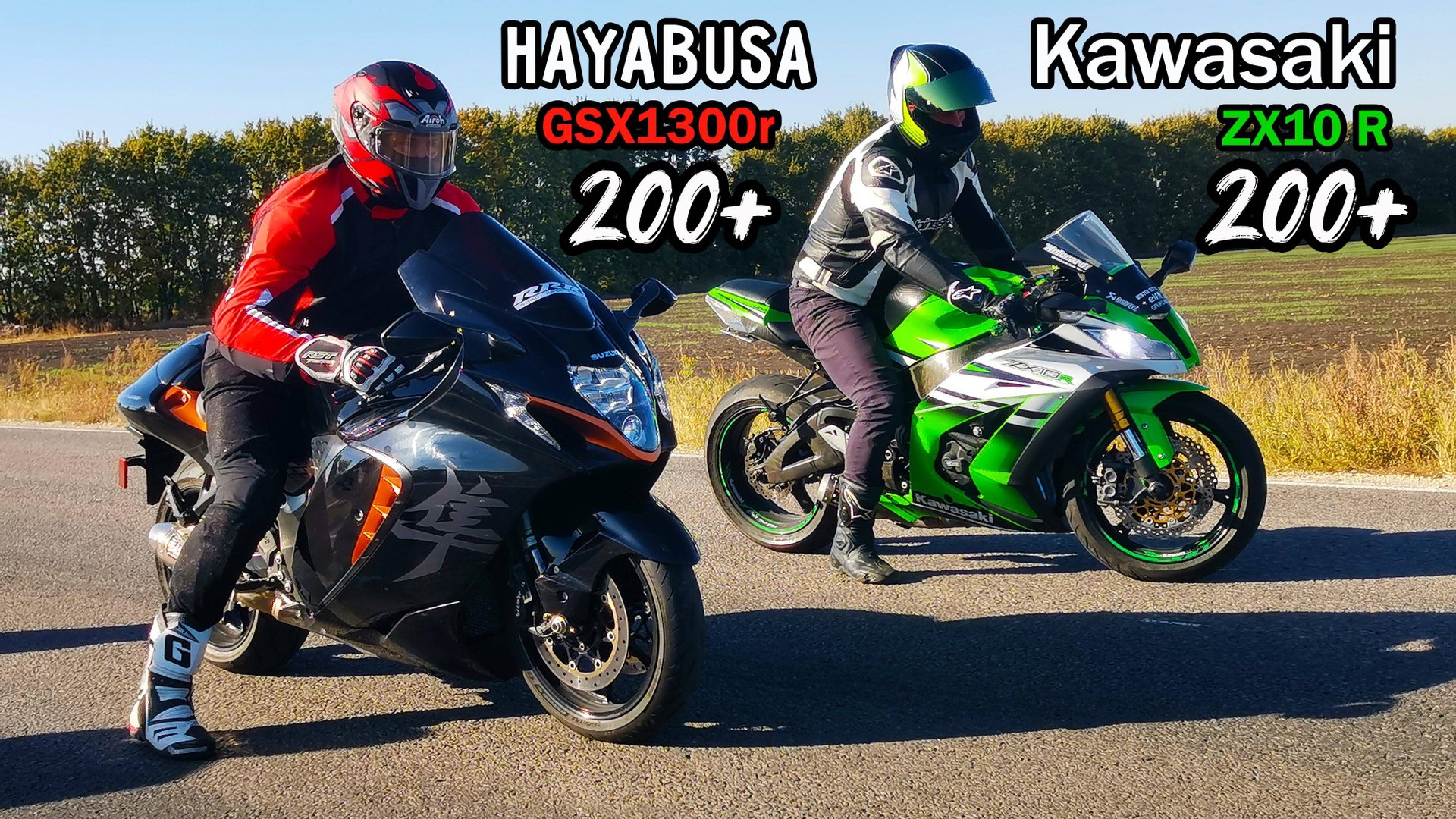 КАВА приехала РВАТЬ ХАЯБУСУ! Suzuki HAYABUSA GEN 3 vs KAWASAKI ZX10R. FORD MUSTANG vs ВАЗ 2107 ТУРБО смотреть онлайн