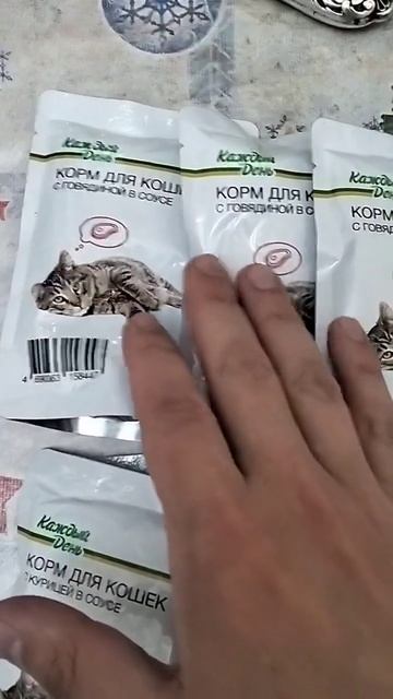 ВЛАЖНЫЙ МЯСНОЙ КОРМ ДЛЯ КОШЕК КАЖДЫЙ ДЕНЬ ИЗ АШАН смотреть онлайн