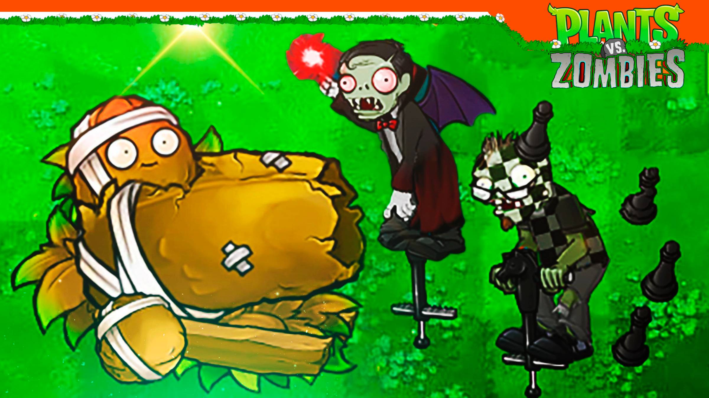 🌻 ВЫШЕЛ ГИБРИД 3.5! МЕГА ПУШКА СТЕНОРЕХ! ЗОМБИ ВАМПИРЫ И ШАХМАТИСТЫ 🧄 Plants vs Zombies Hybrid 3.5 смотреть онлайн